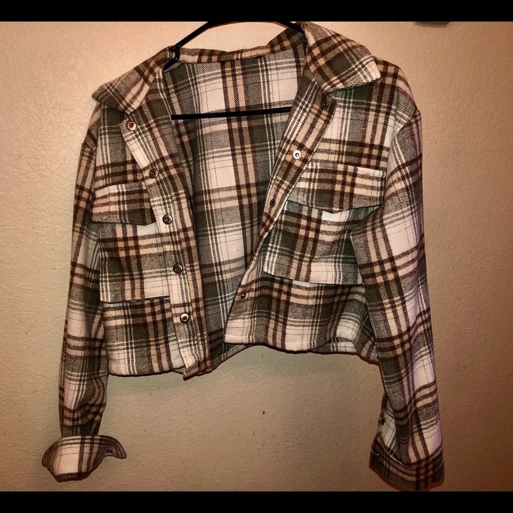 cropped flannel/jacket!